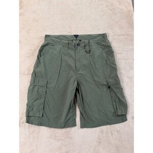 Boy Scouts of America Centennial Uniform Shorts Mens M Green Supplex Nylon EUC